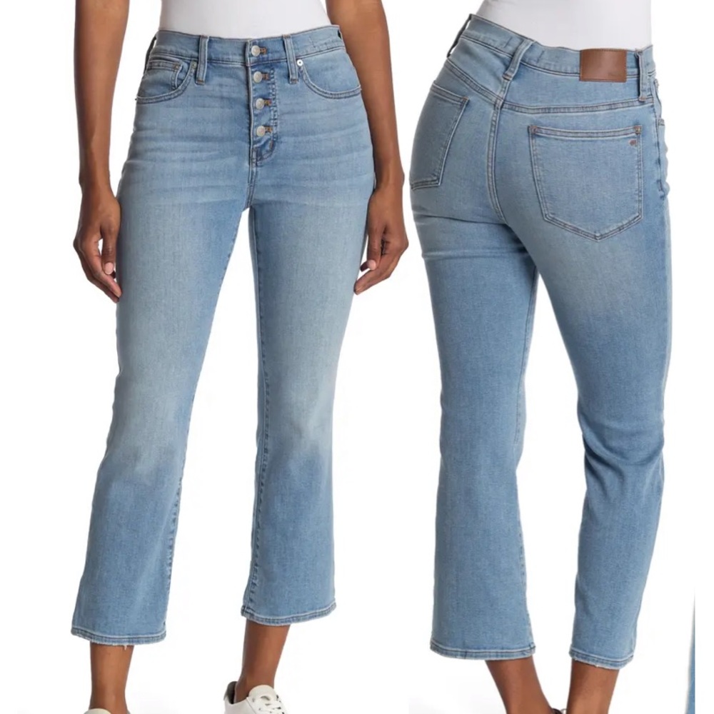 Madewell Petite Cali Denim Button Fly Jeans